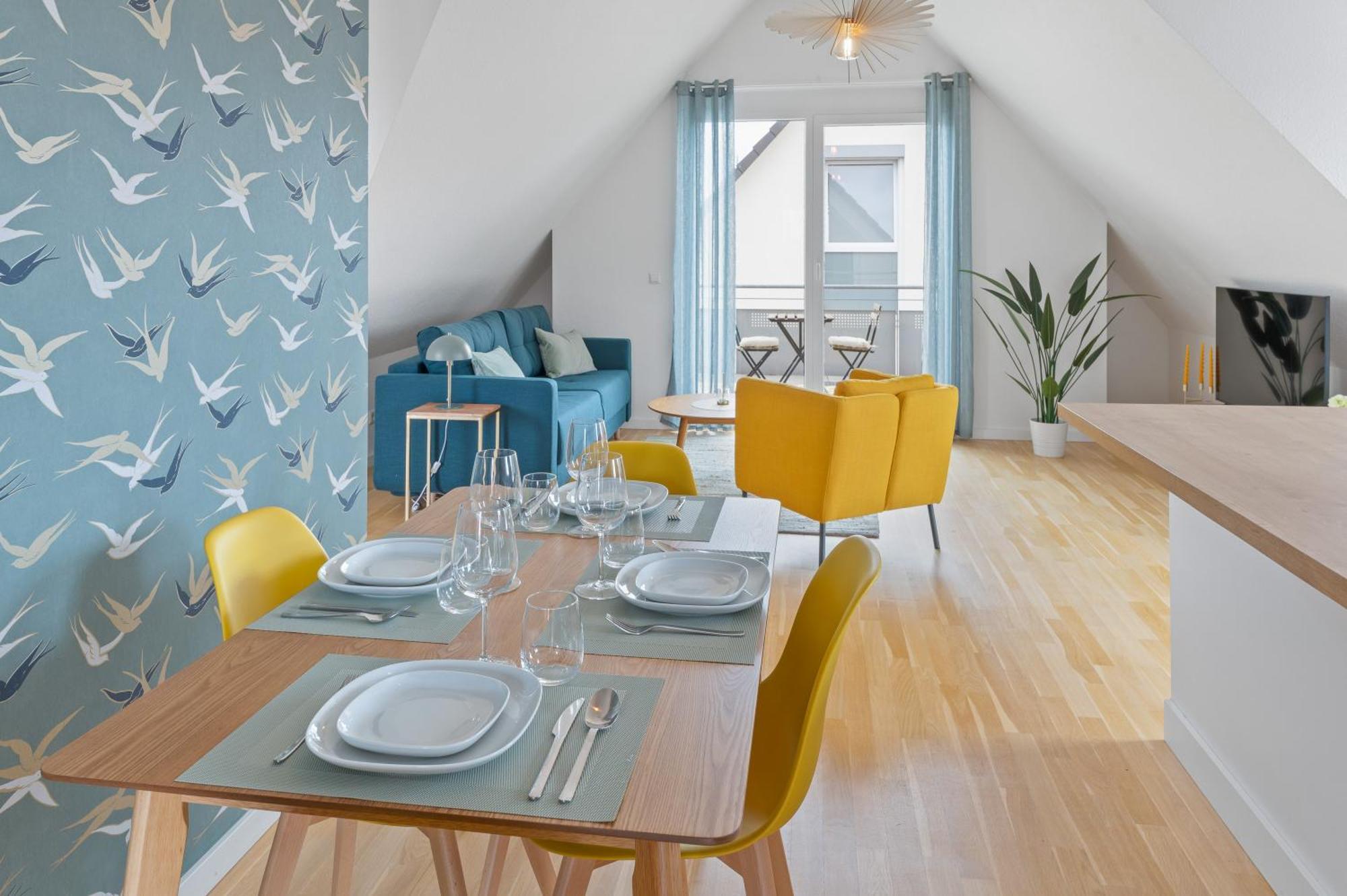 Design-Apartment - Kueche - Balkon - Tiefgarage Leinfelden-Echterdingen Zewnętrze zdjęcie