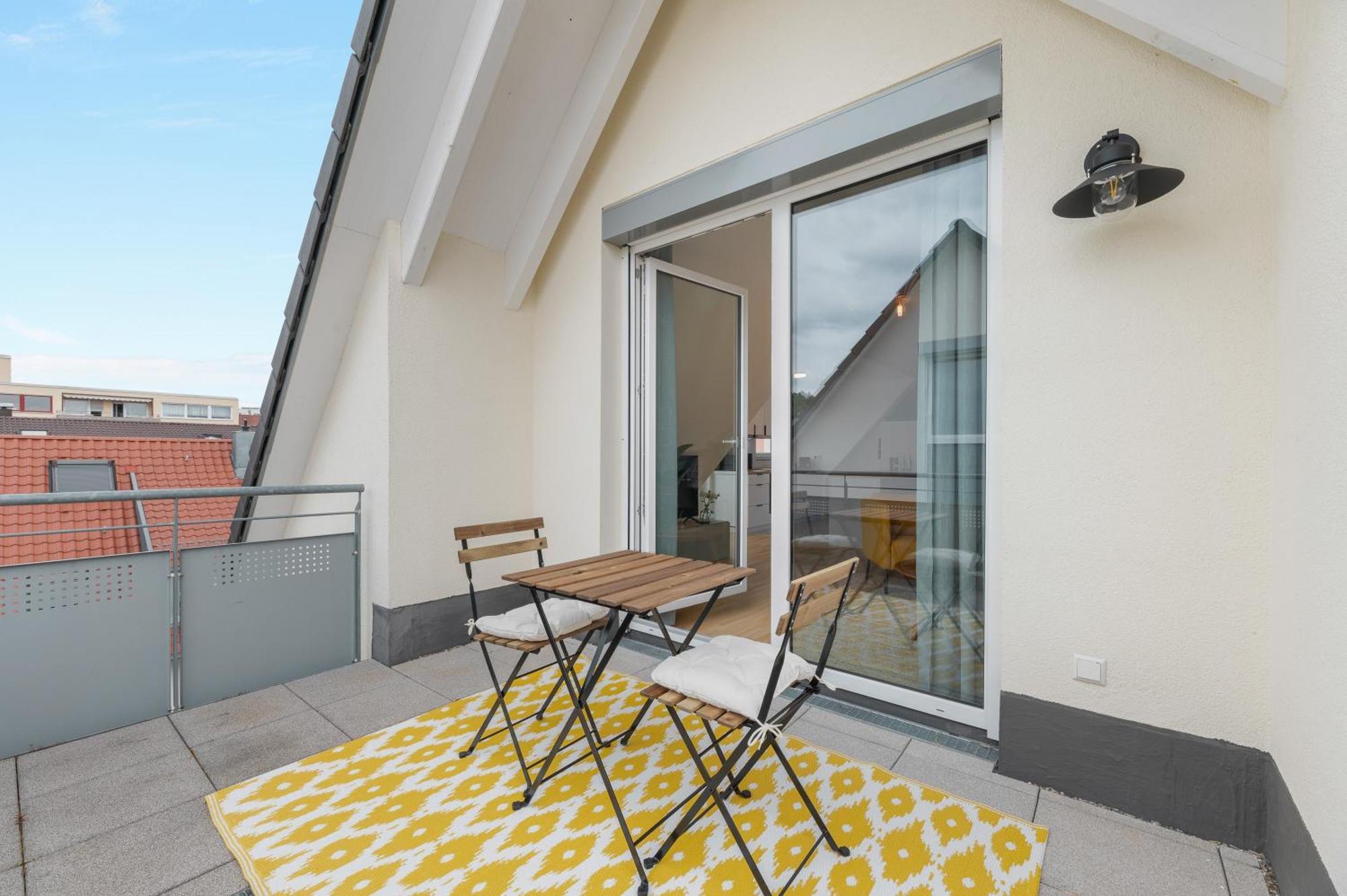 Design-Apartment - Kueche - Balkon - Tiefgarage Leinfelden-Echterdingen Zewnętrze zdjęcie